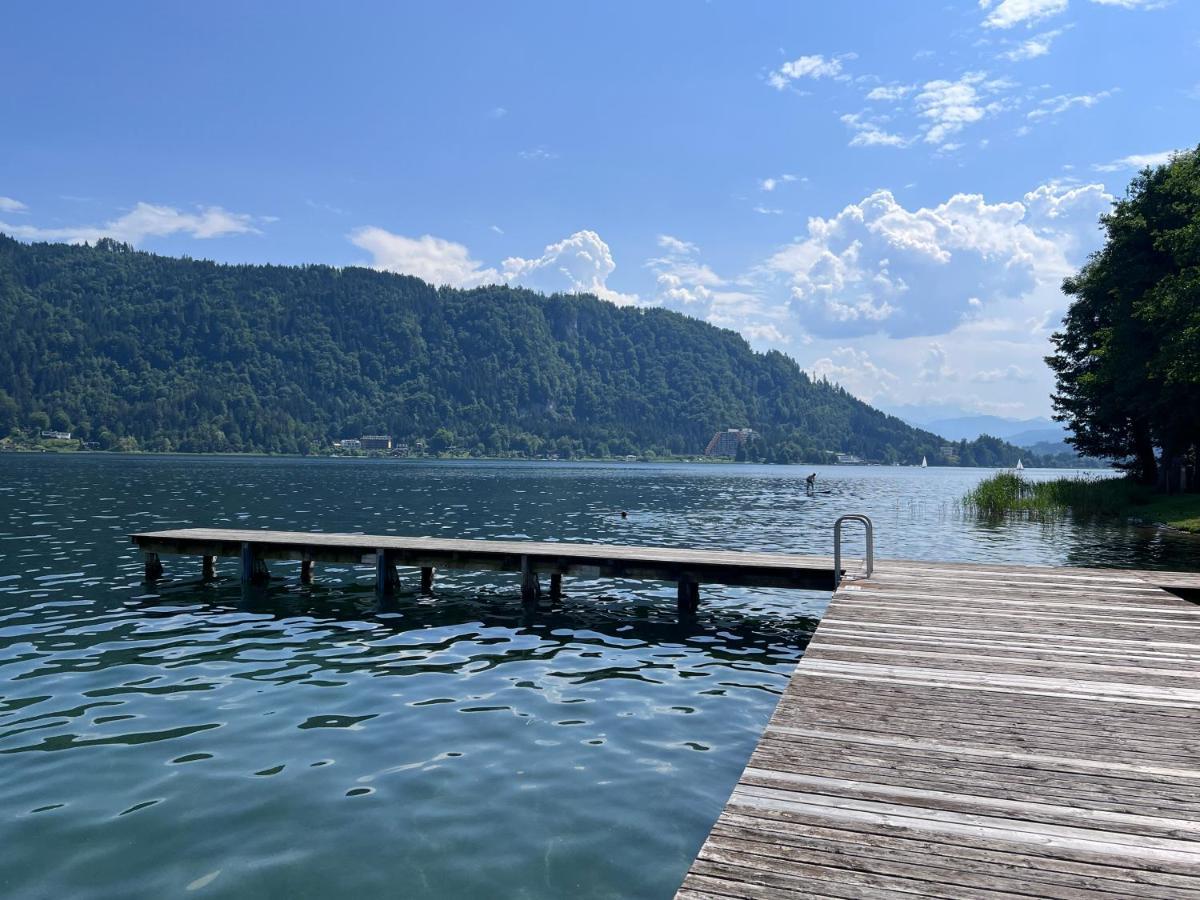 Ferienwohnung Mit Seeblick - Ossiacher See Gerlitzen Sattendorf Exterior foto